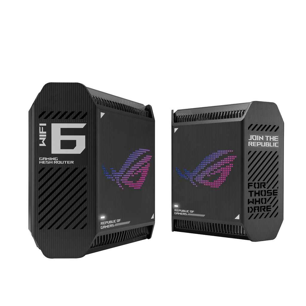 玩家共和國發表全球首款電競旗艦WiFi 6三頻Mesh無線路由器—「ROG Rapture GT6」。